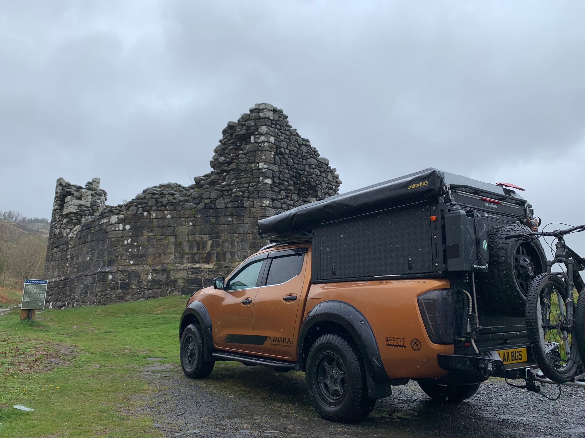 Father and son weekend at Galloway Forest Park