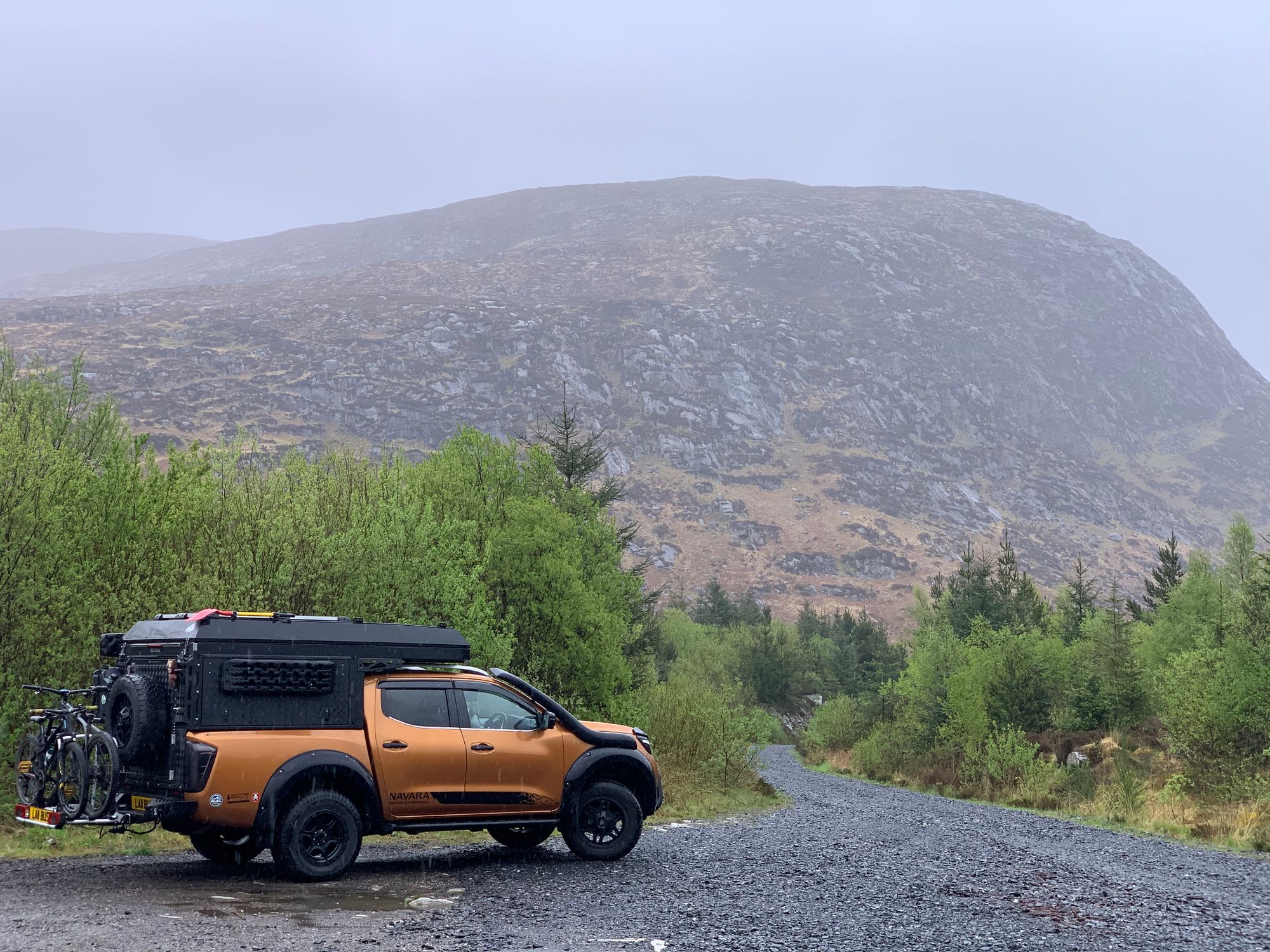 Father and son weekend at Galloway Forest Park