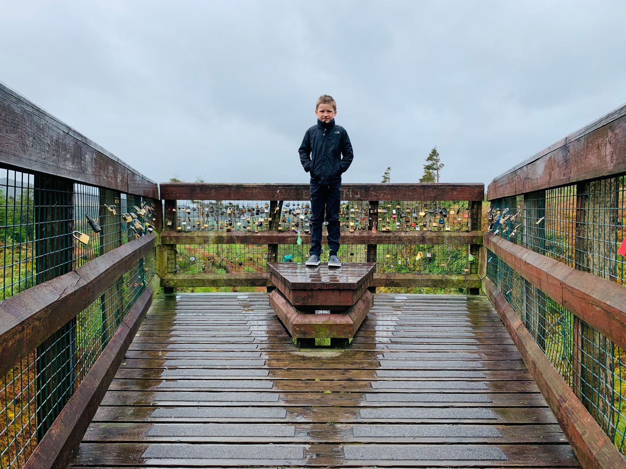 Father and son weekend at Galloway Forest Park