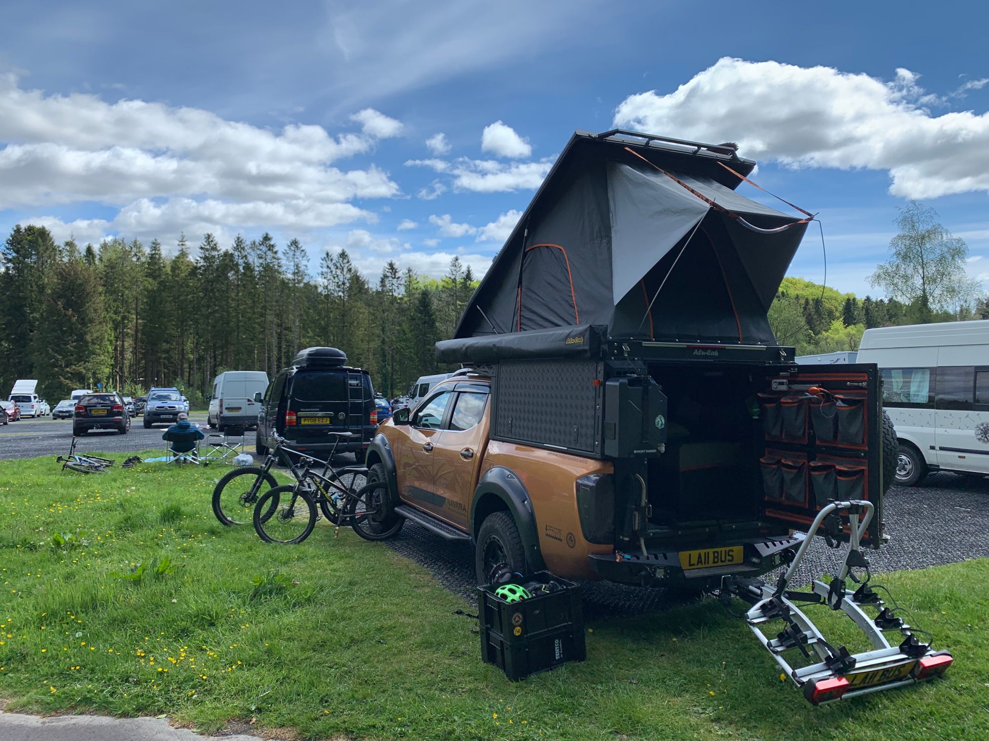 Father and son weekend at Galloway Forest Park