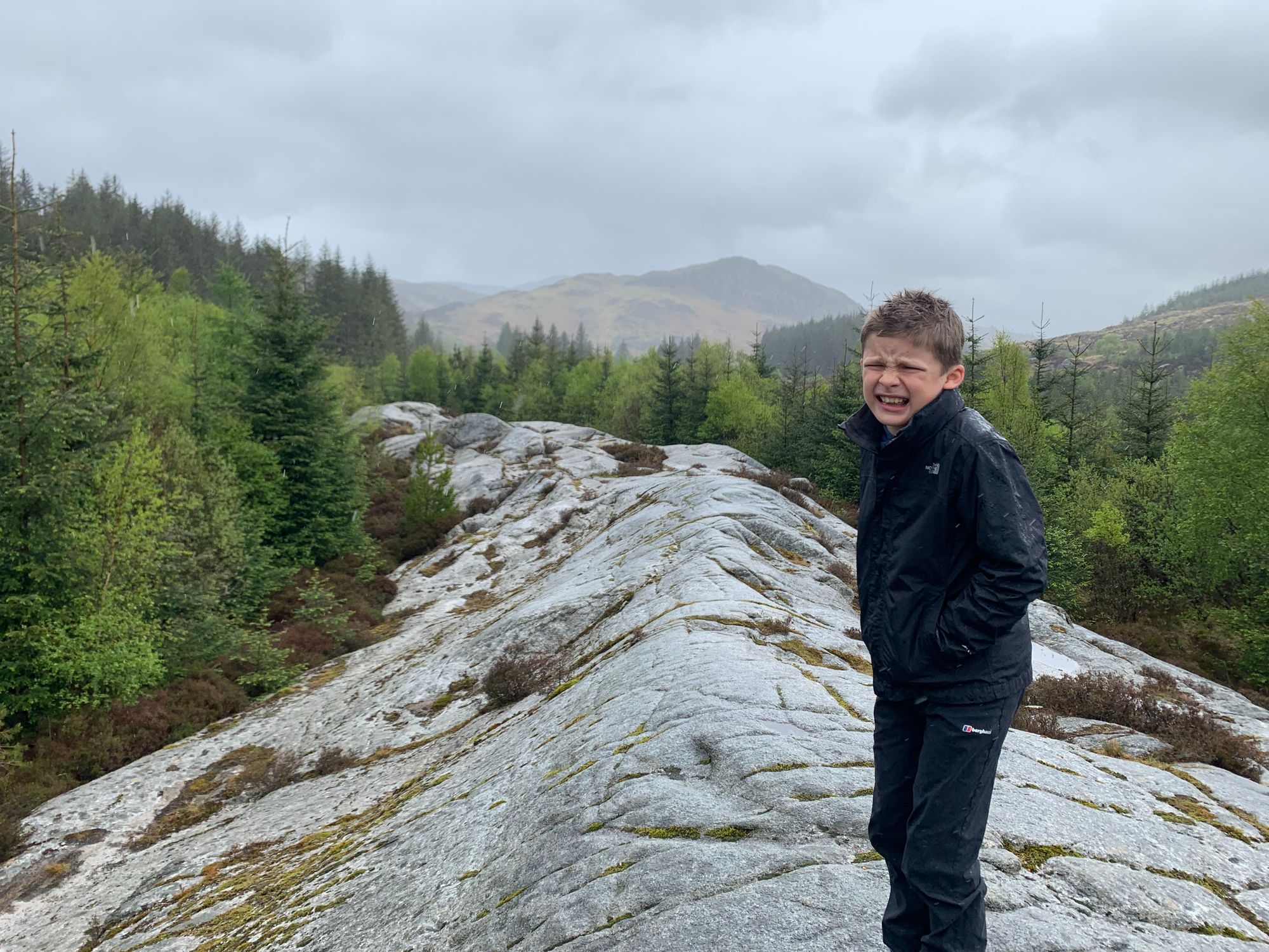 Father and son weekend at Galloway Forest Park