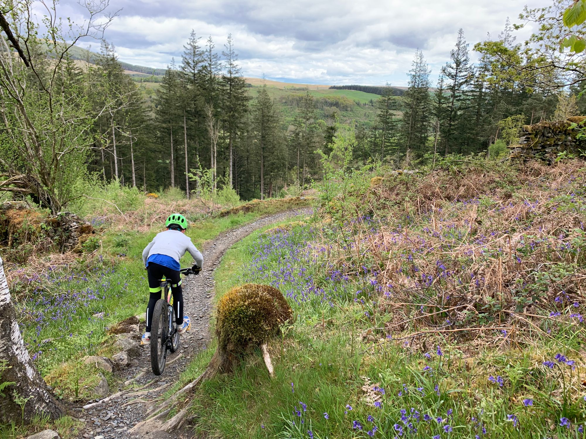 Father and son weekend at Galloway Forest Park