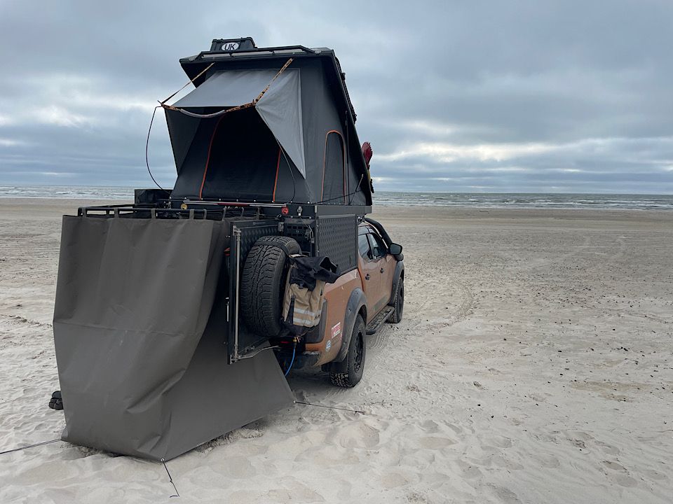 Joolca Hot shower setup